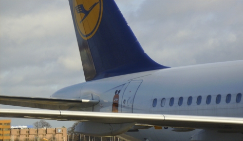 Lufthansa-Maschine nach London